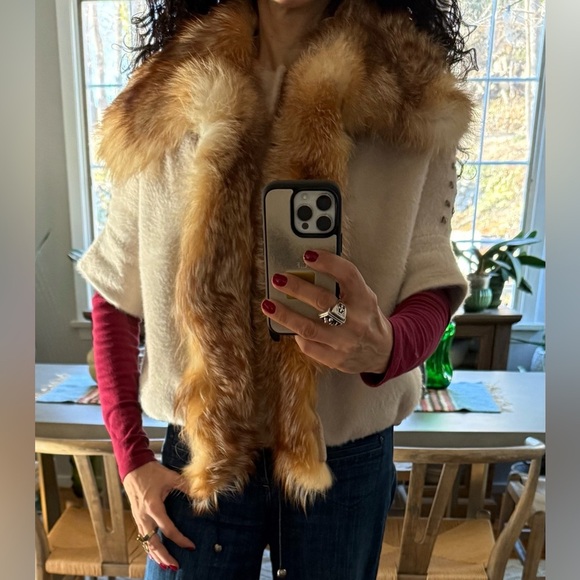 Accessories - Real Red Fox Fur Stole Wrap Scarf Wedding Wrap